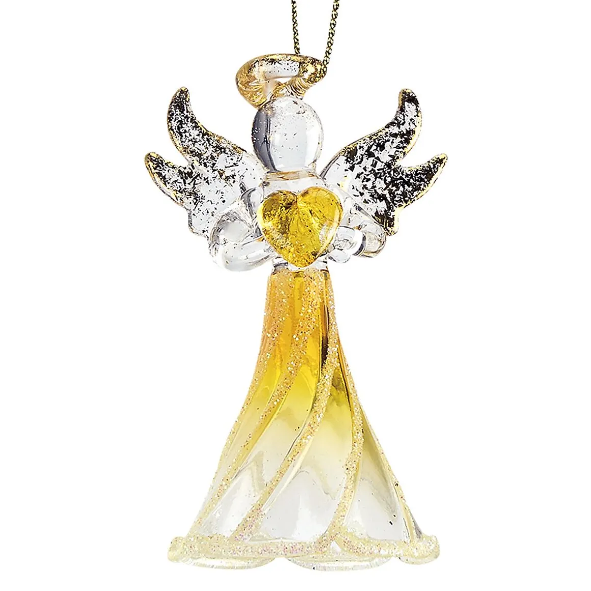 Birthstone Angel Glass Ornaments