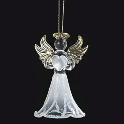Birthstone Angel Glass Ornaments