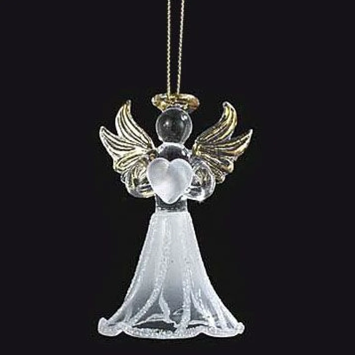 Birthstone Angel Glass Ornaments