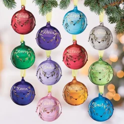 Birthstone Personalized Ornament