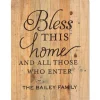 Bless This Home Personalized Pallet Plaque