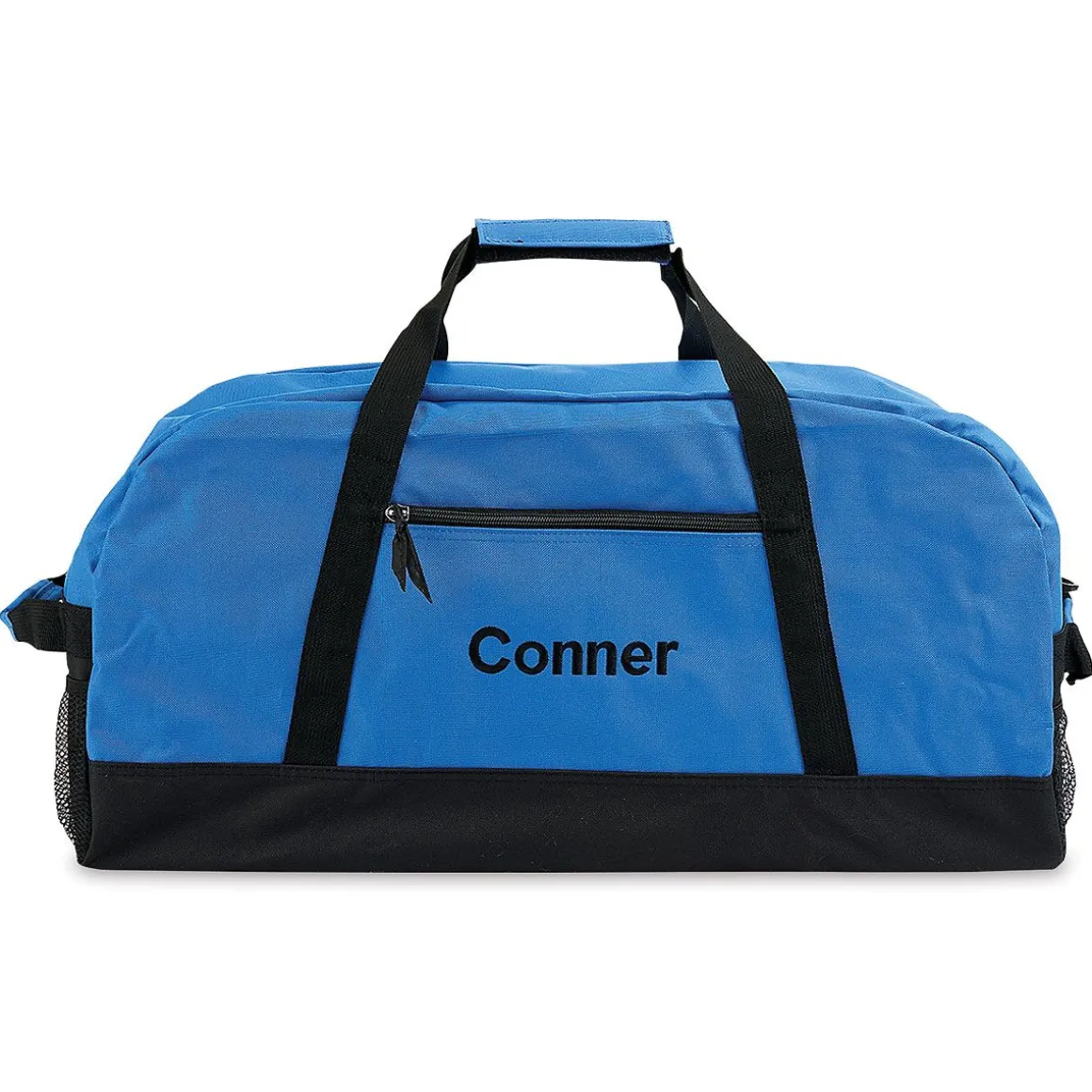 Blue and Black Personalized Duffel Bags
