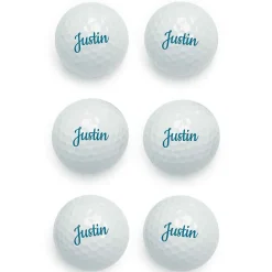 Blue Name Personalized Golf Balls