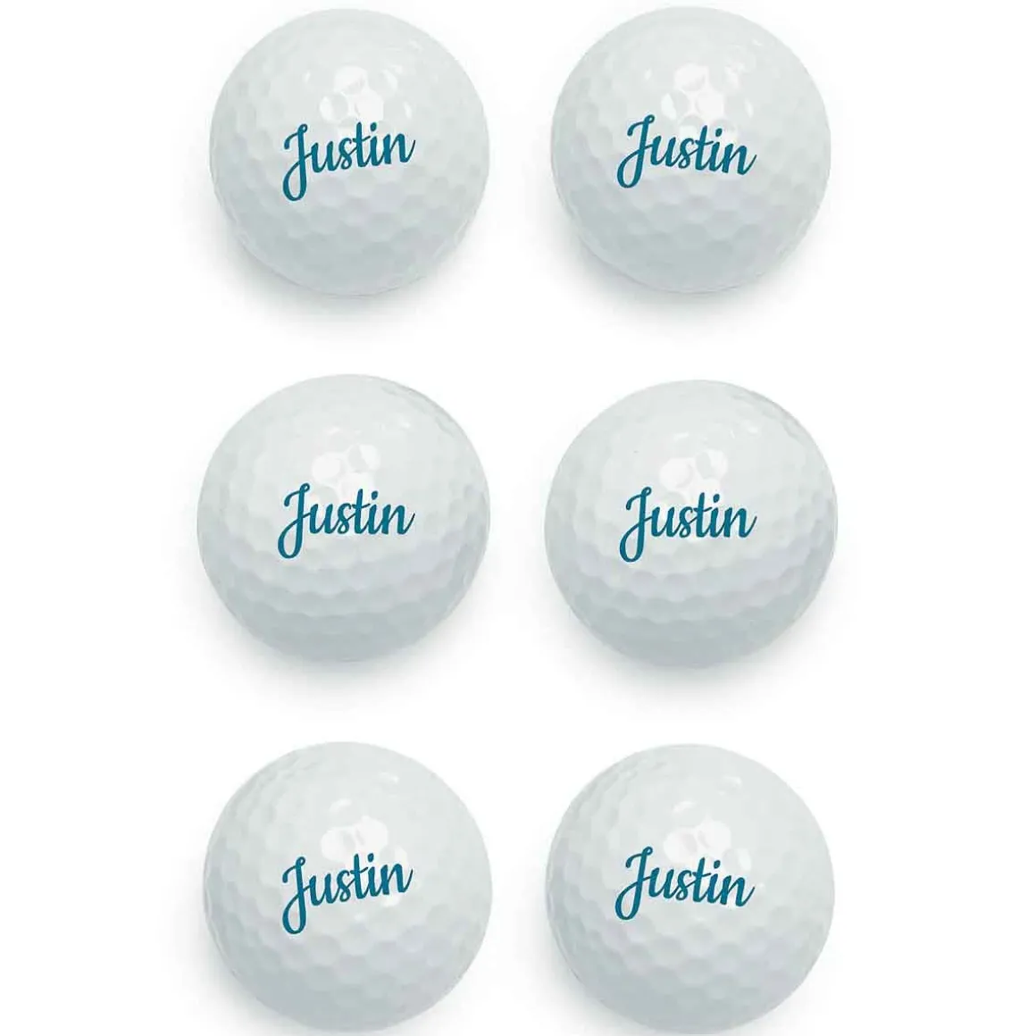 Blue Name Personalized Golf Balls