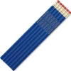 #2 Blue Personalized Hardwood Pencils