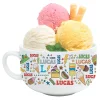 Boy Personalized Ice Cream Bowl