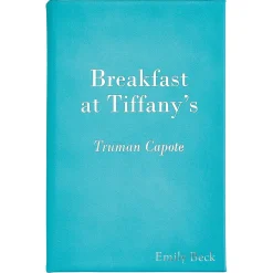 Breakfast at Tiffany's Personalized Leather-Bound Book