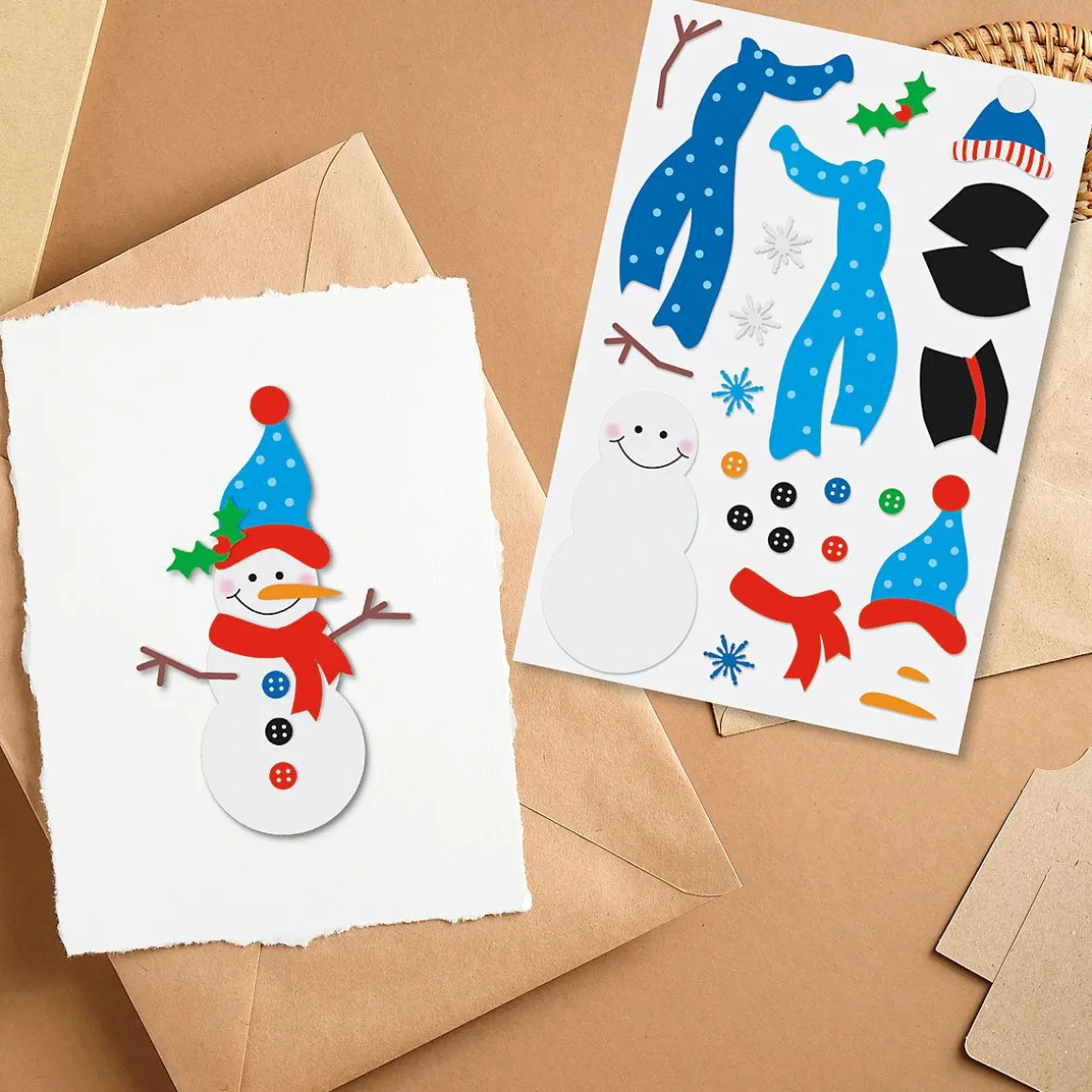 Build-a-Snowman Sticker Sheets