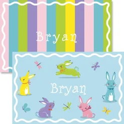 Bunnies Personalized Easter Placemat