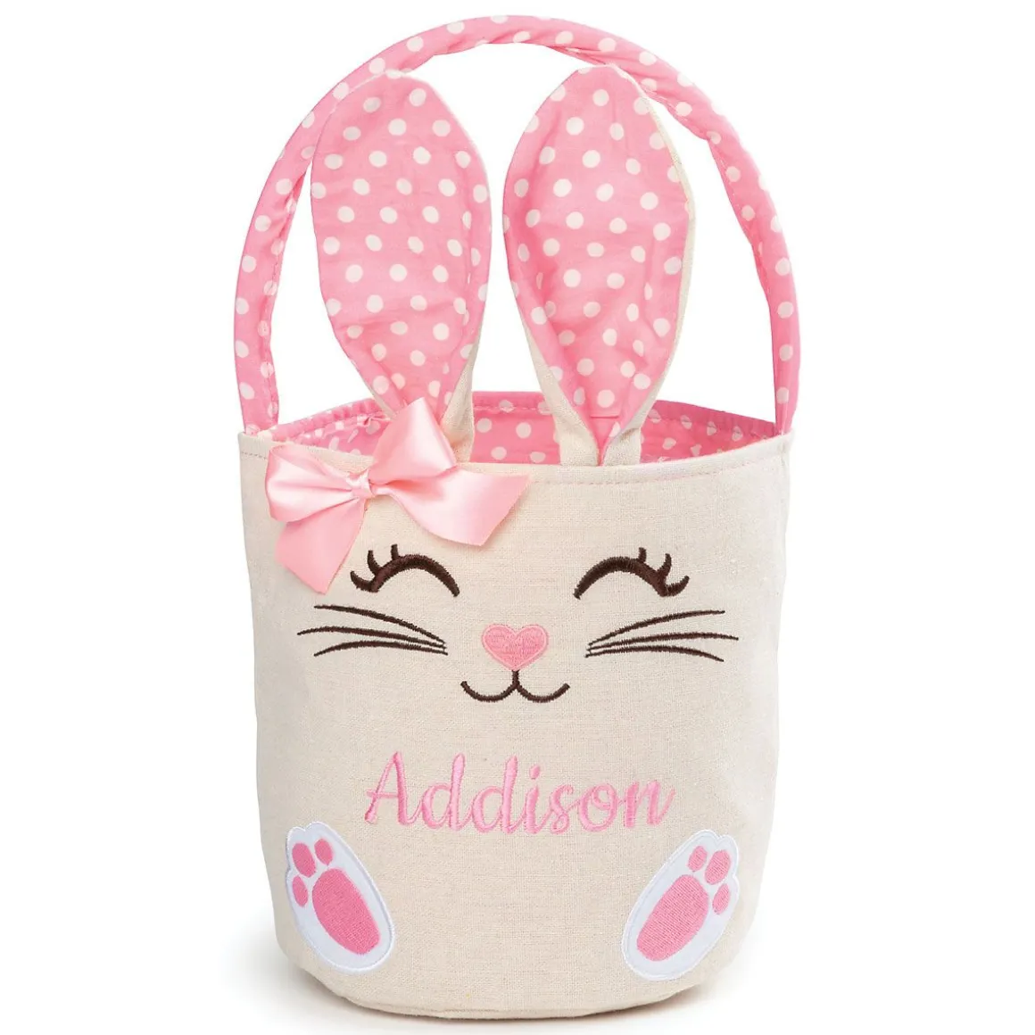 Bunny with Ears Personalized Easter Basket