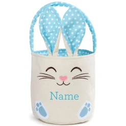 Bunny with Ears Personalized Easter Basket