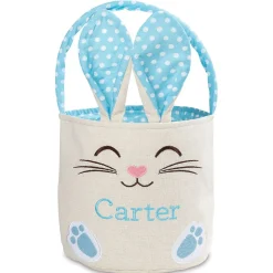Bunny with Ears Personalized Easter Basket
