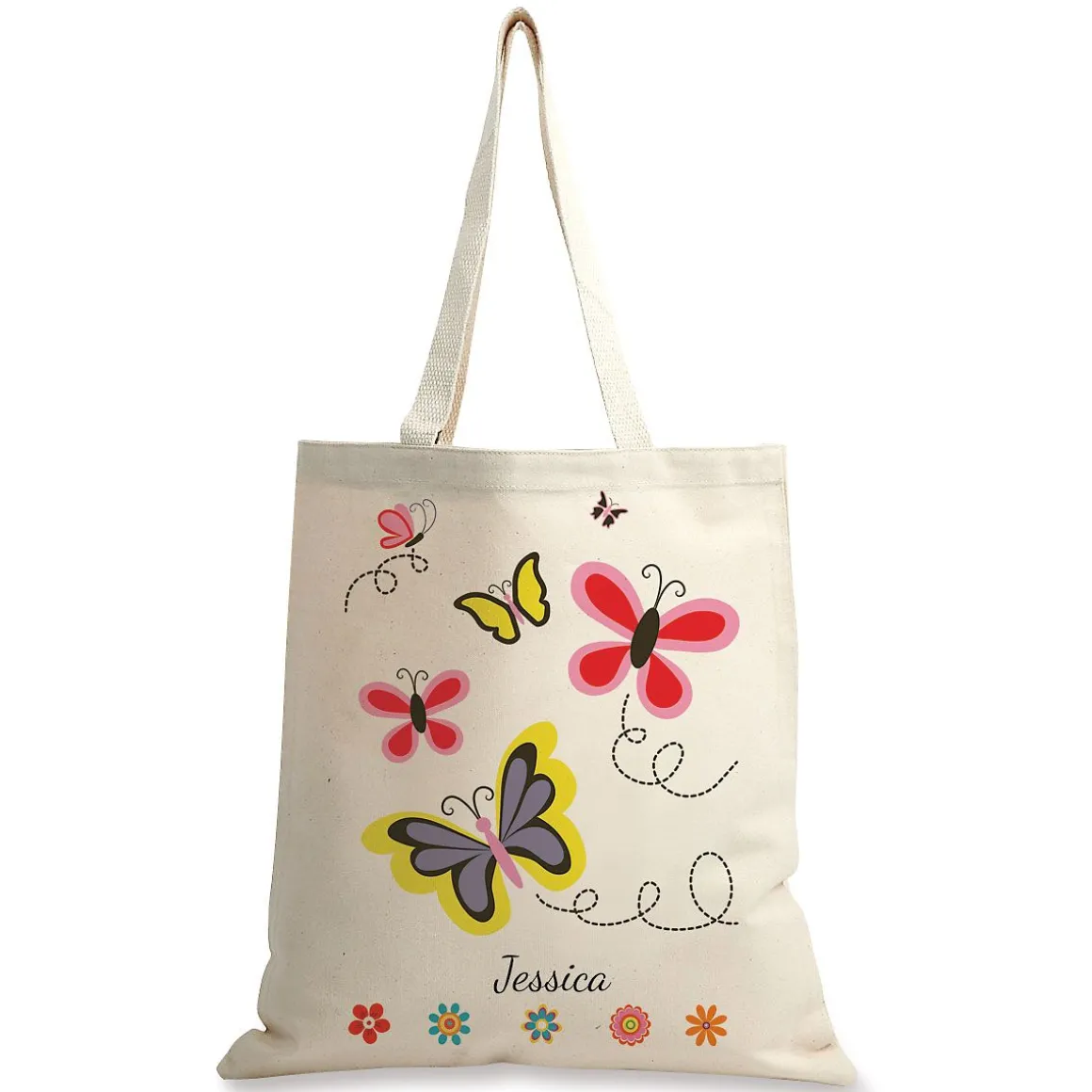 Butterfly Personalized Canvas Tote