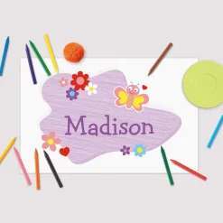Butterfly Personalized Kids' Placemat