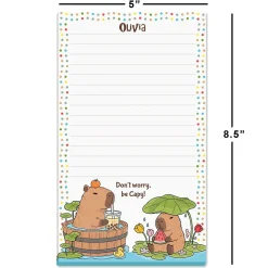 Capybara Personalized Notepad