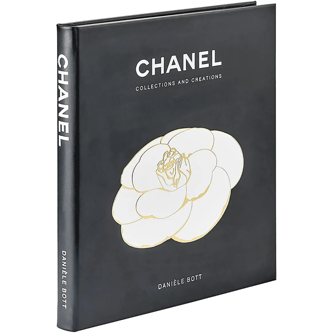 Chanel Collections and Creations Personalized Black Leather-Bound Book