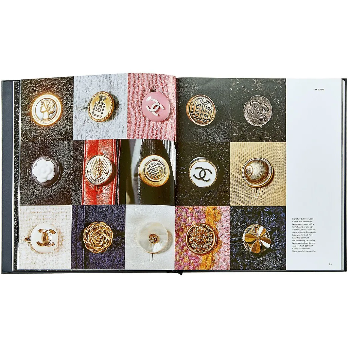 Chanel Collections and Creations Personalized Black Leather-Bound Book