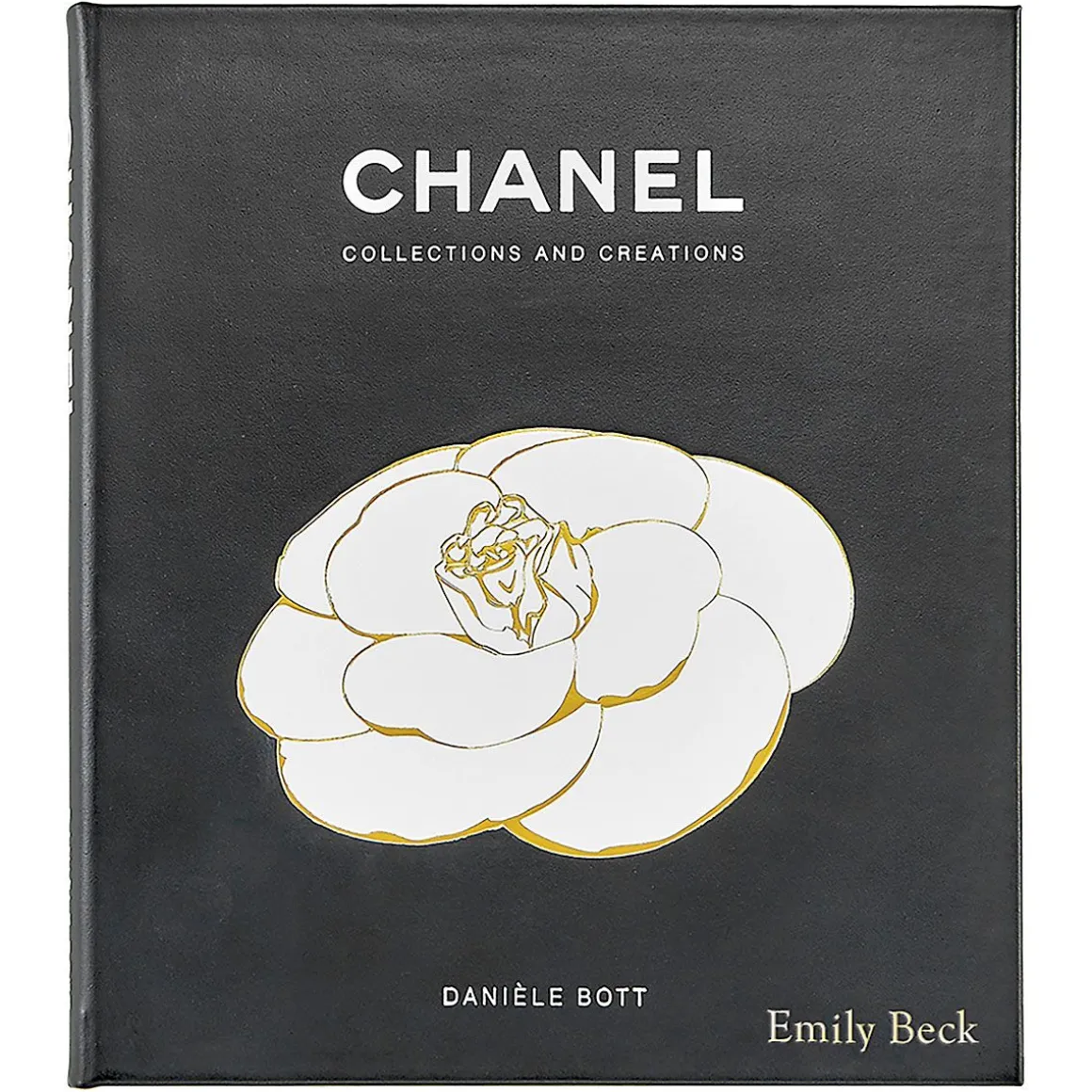 Chanel Collections and Creations Personalized Black Leather-Bound Book