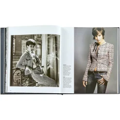 Chanel Collections and Creations Personalized Black Leather-Bound Book