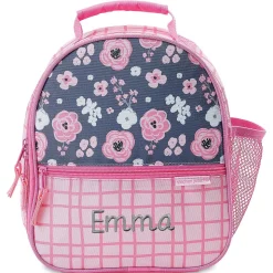 Charcoal Flower Personalized Lunch Tote by Stephen Joseph®