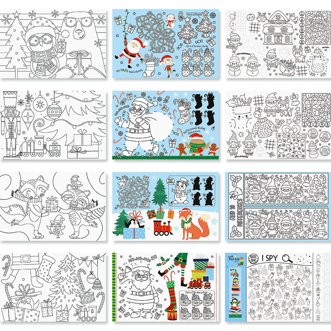 Christmas Activity Placemat Pad
