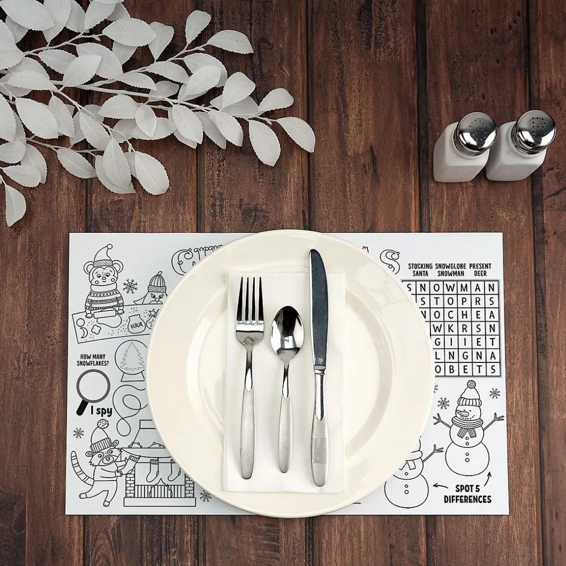 Christmas Activity Placemat Pad