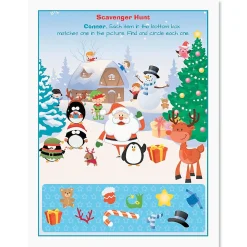 Christmas Color & Activity Personalized Book