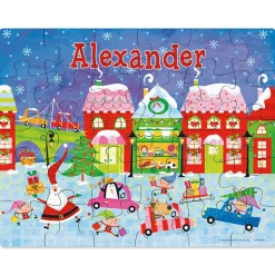 Christmas Town Personalized Puzzle