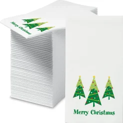 Christmas Tree Disposable Hand Towels