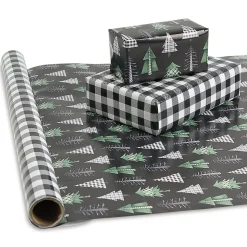 Christmas Tree Farm Double-Sided Jumbo Rolled Gift Wrap