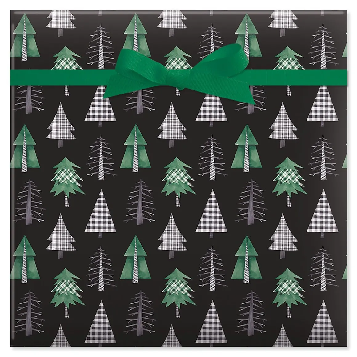 Christmas Tree Farm Double-Sided Jumbo Rolled Gift Wrap