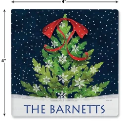 Christmas Tree Personalized Coasters