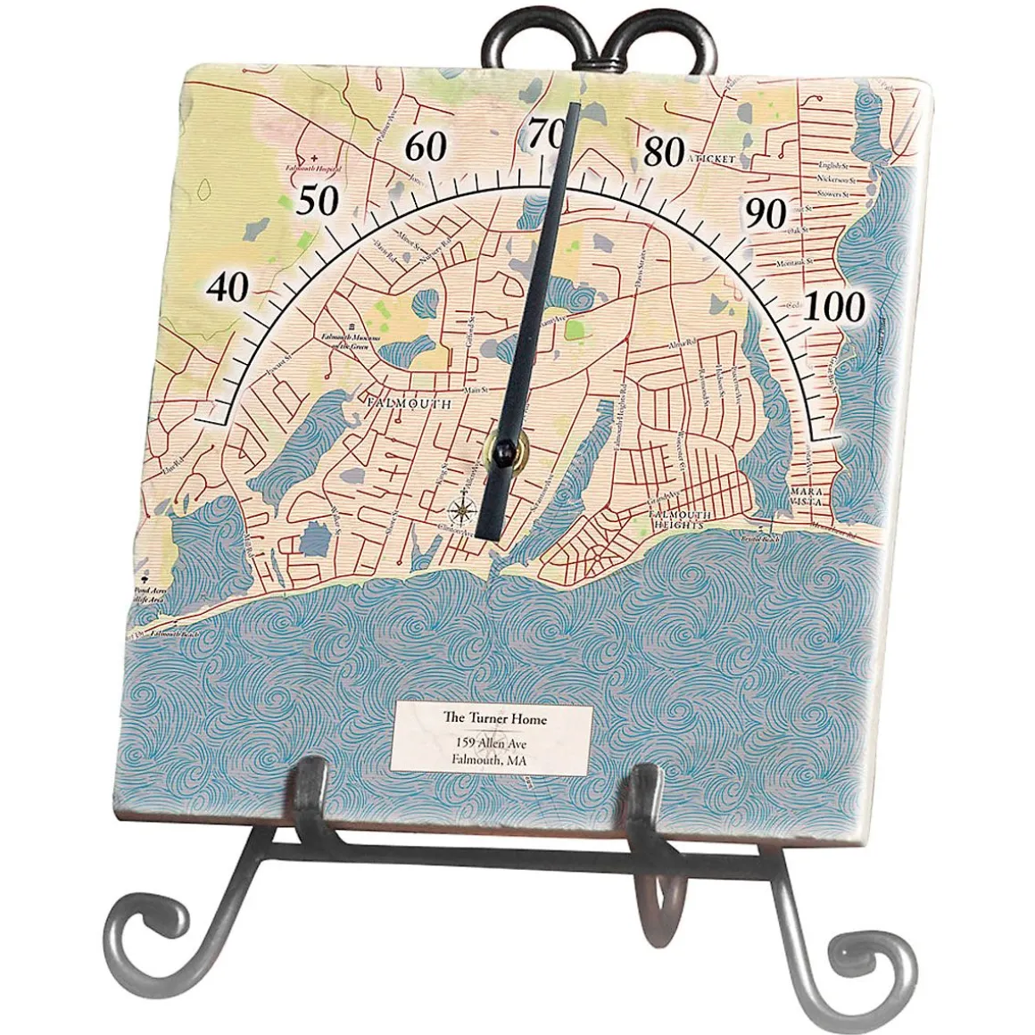 Classic Map Personalized Thermometer