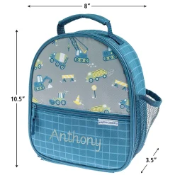Construction Personalized Lunch Tote by Stephen Joseph®