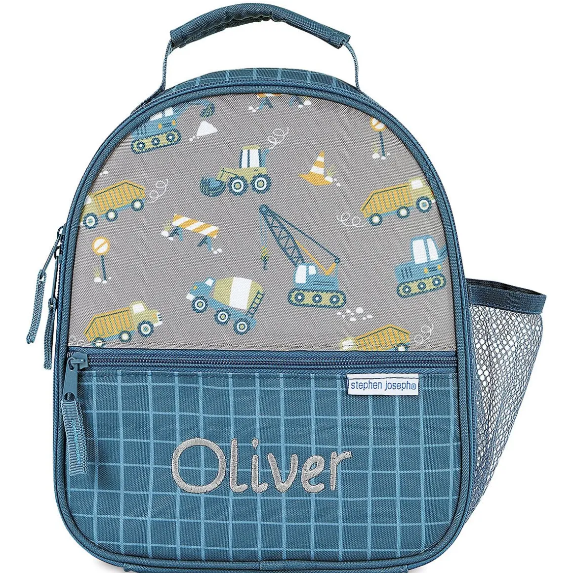 Construction Personalized Lunch Tote by Stephen Joseph®