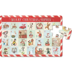 Countdown to Christmas Calendar Personalized Puzzle