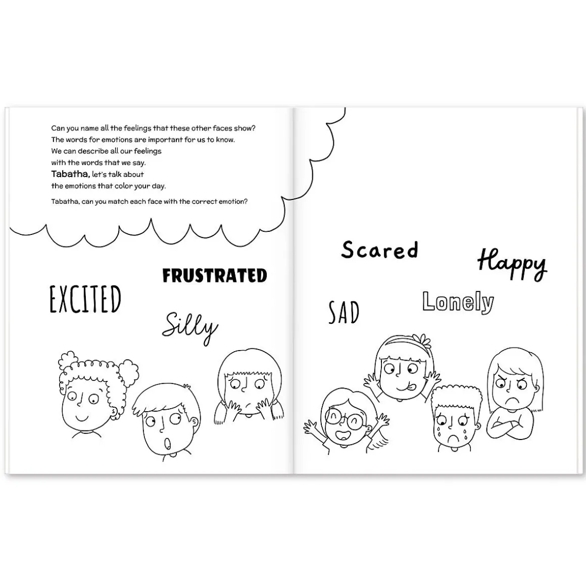 Crayola Color My Feelings Personalized Coloring Book Set