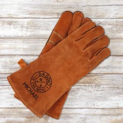 Daddio of the Patio Personalized Grilling Gloves