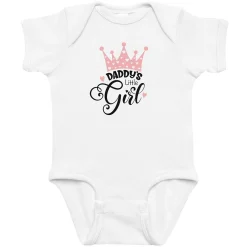 Daddy's Little Girl Baby Bodysuit Romper