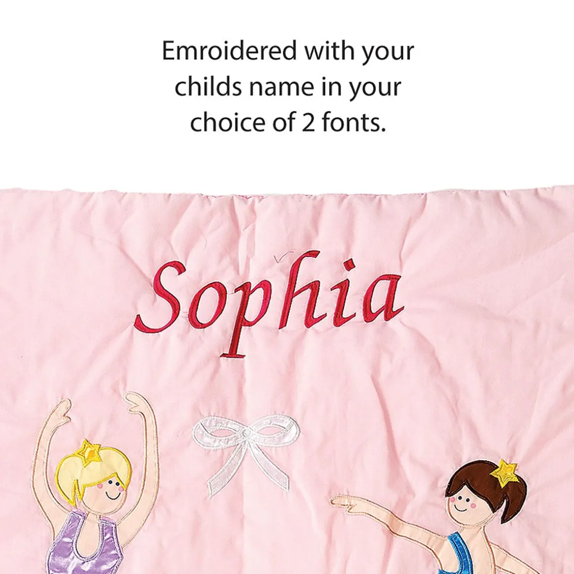 Dancing Ballerinas Personalized Sleeping Bag