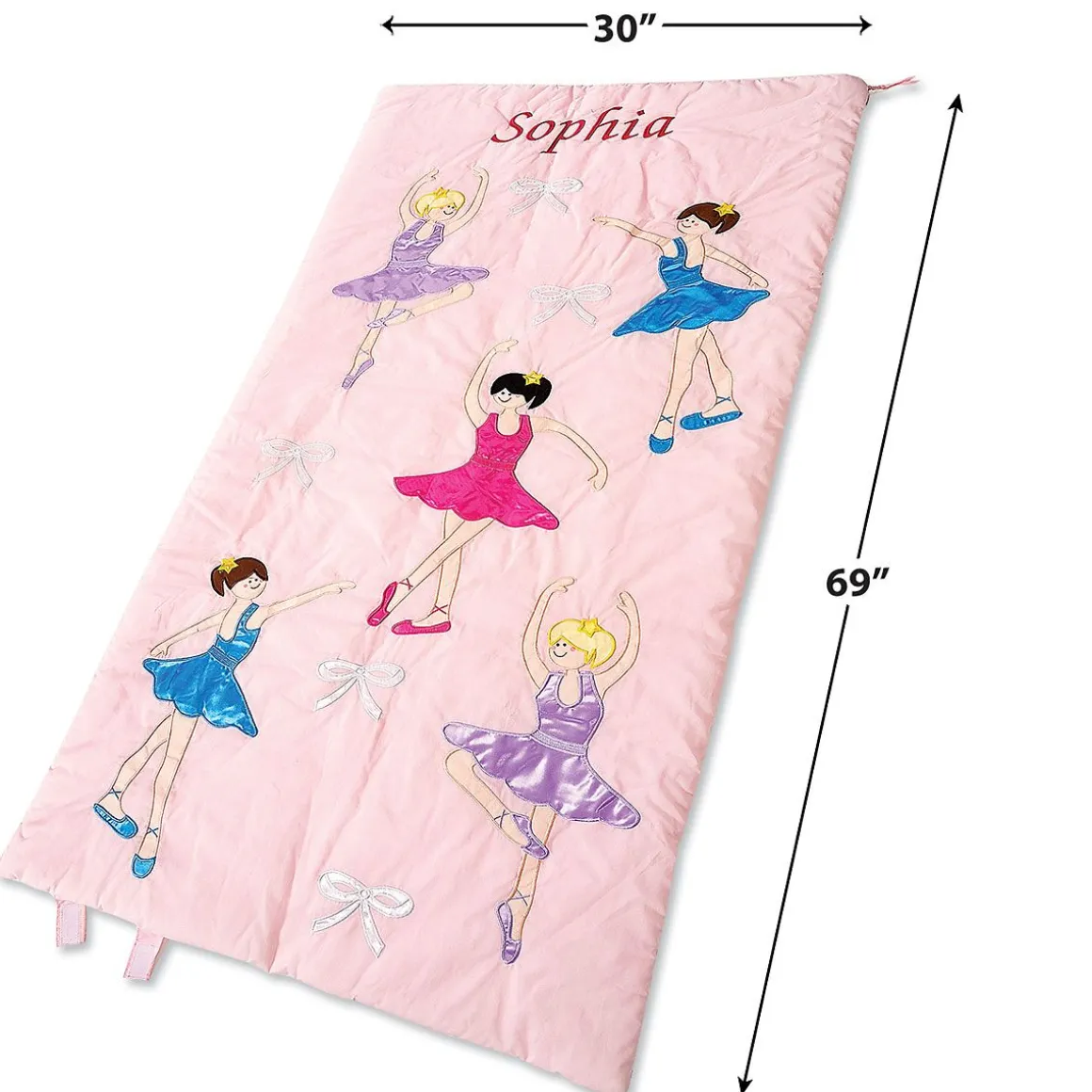 Dancing Ballerinas Personalized Sleeping Bag