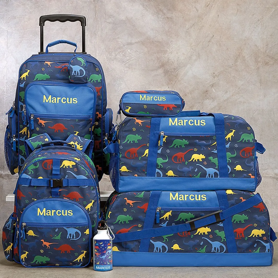 Dino Personalized Rolling Luggage