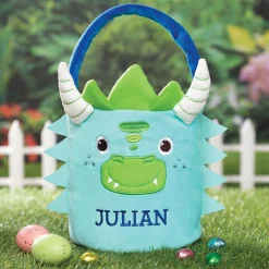 Dinosaur Personalized Plush Treat Basket