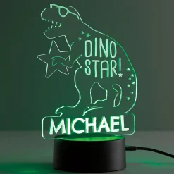 Dinostar LED Personalized Acrylic Nightlight