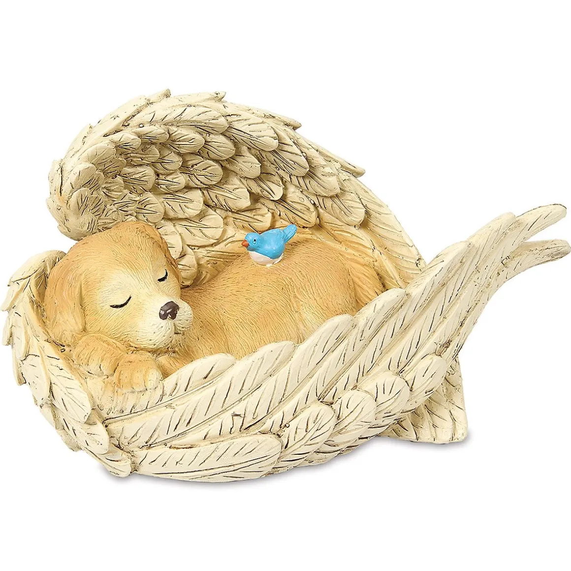Dog Angel Wings Resin Pet Memorial