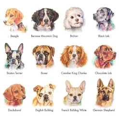 Dog Breed Personalized Stocking