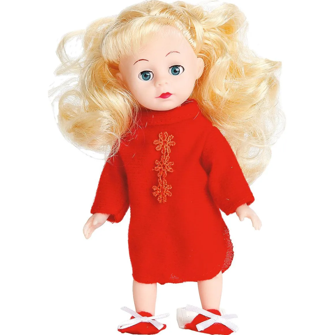 Doll with 8 Outfits and Personalized Pink Trunk
