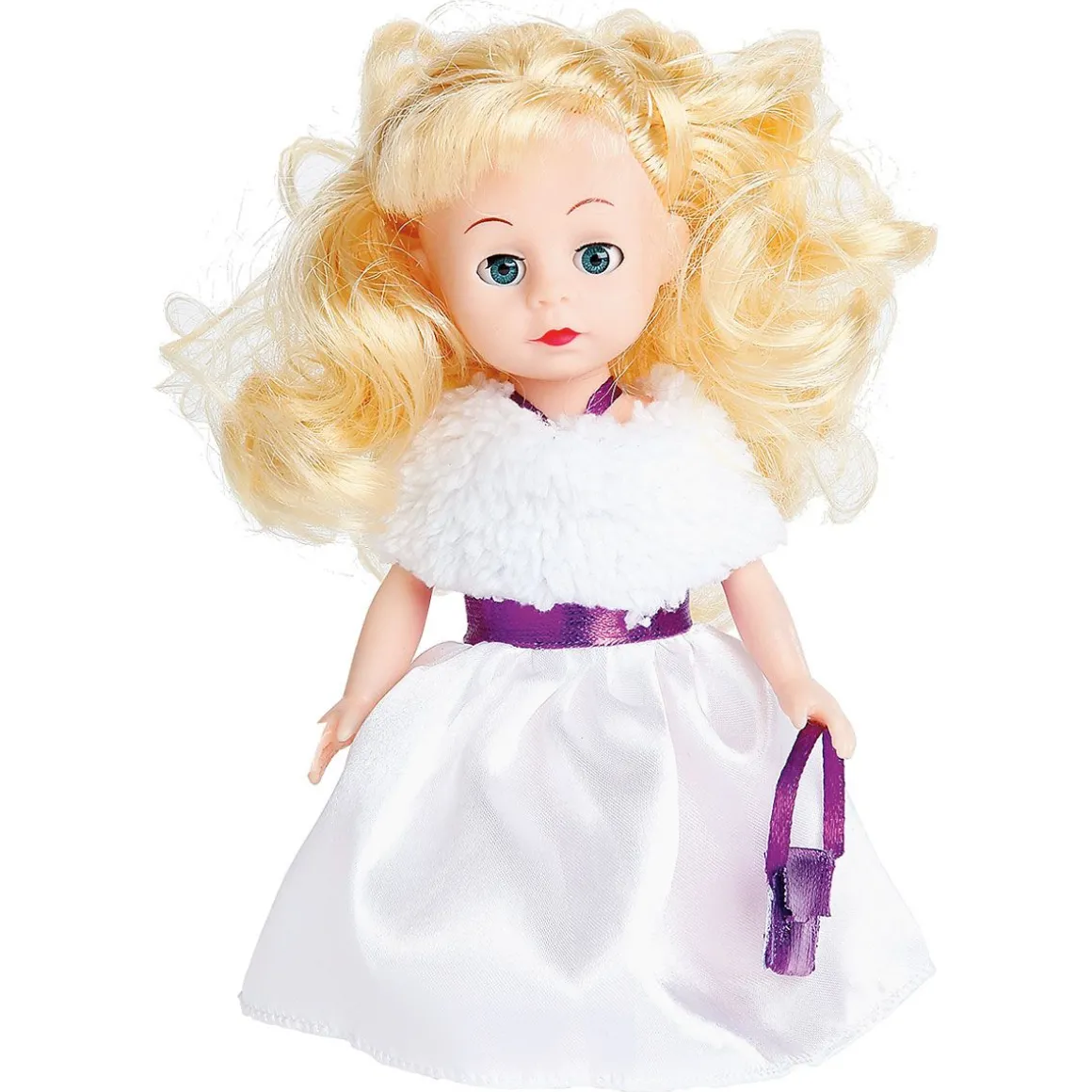 Doll with 8 Outfits and Personalized Pink Trunk