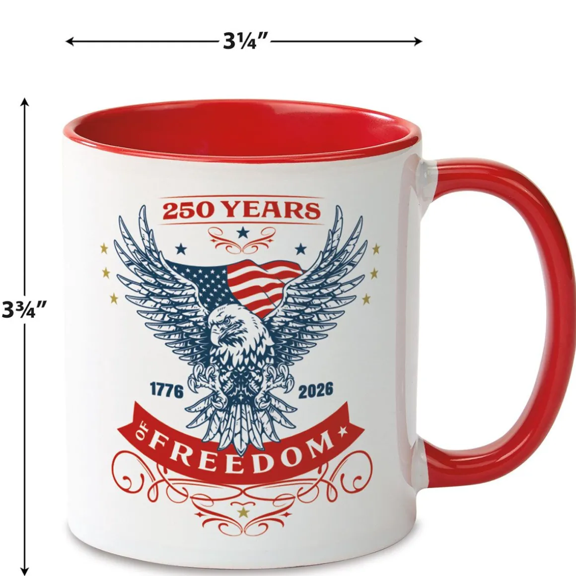 Eagle 250 Years of Freedom Mug