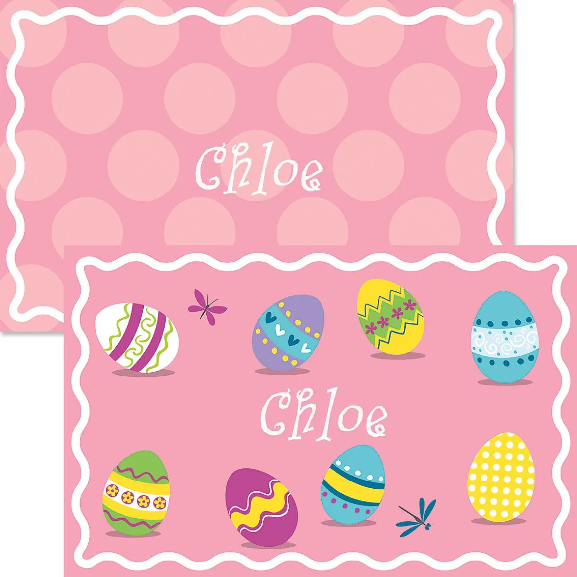 Easter Eggs Easter Personalized Kids' Placemat